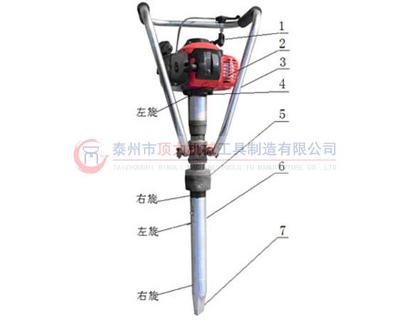 ND-4型內燃搗固鎬
